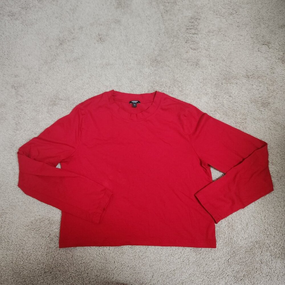 Express Long Sleeve Cotton Tee XS